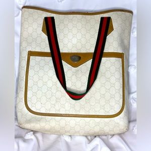 Gucci Plus GG Monogram Canvas Sherry Tote
